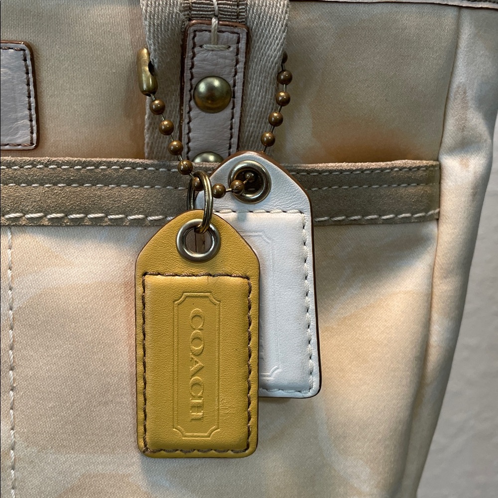 ππππCoach Cream Tote Bag - Picture 3 of 12